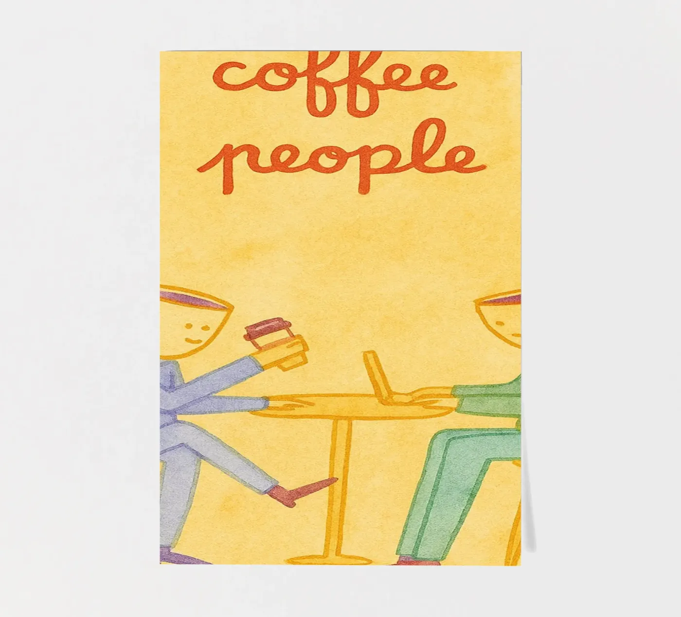 Kaffeetrinker Stickerbogen von Britania