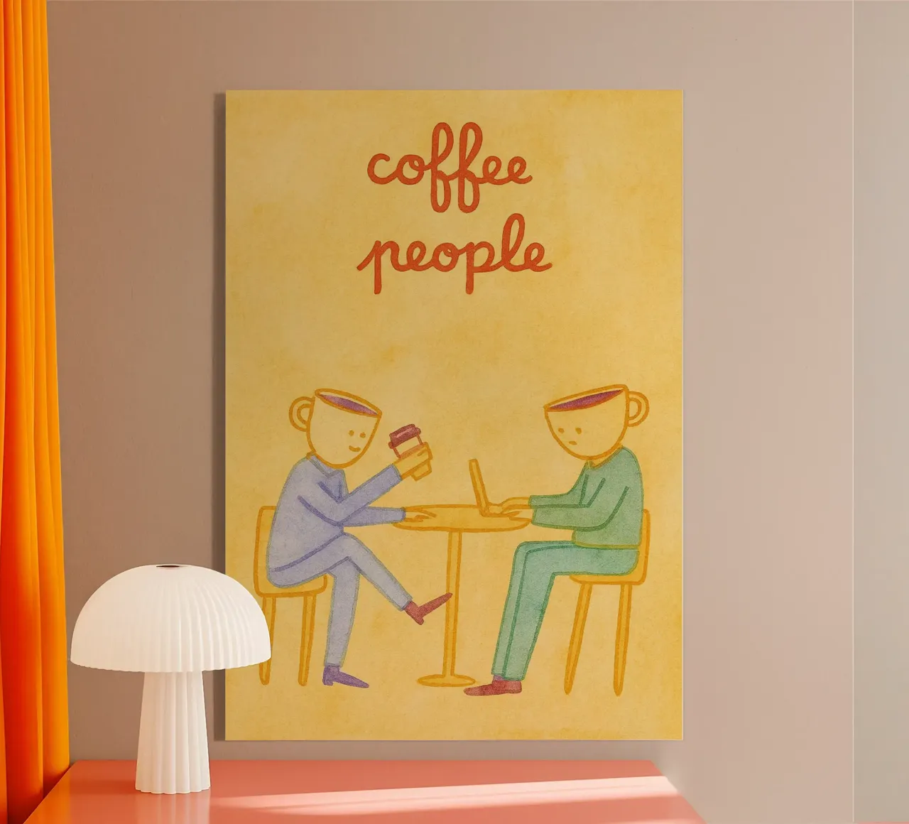 persone del caffè plexiglass da Britania