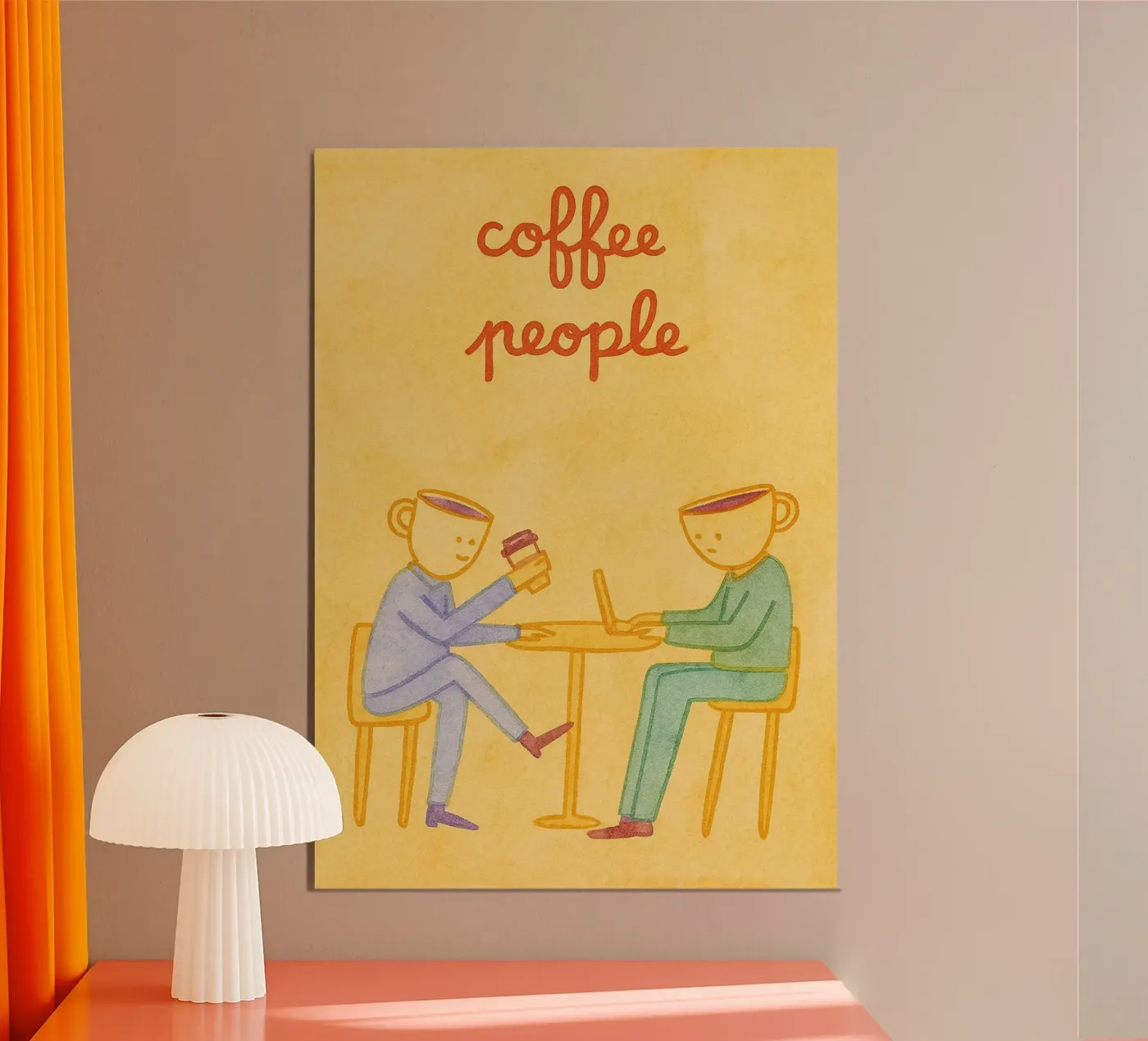 persone del caffè poster da Britania
