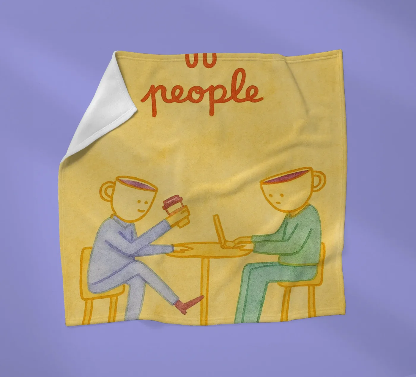 coffee people Fleecedecke von Britania