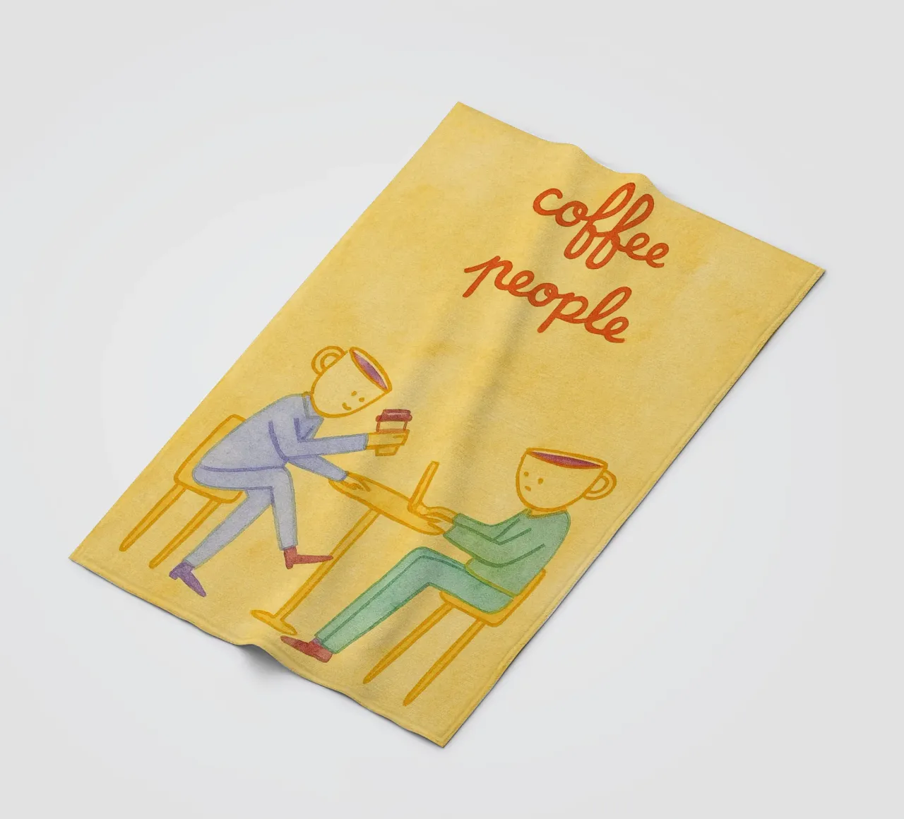 Kaffeetrinker Fleecedecke von Britania