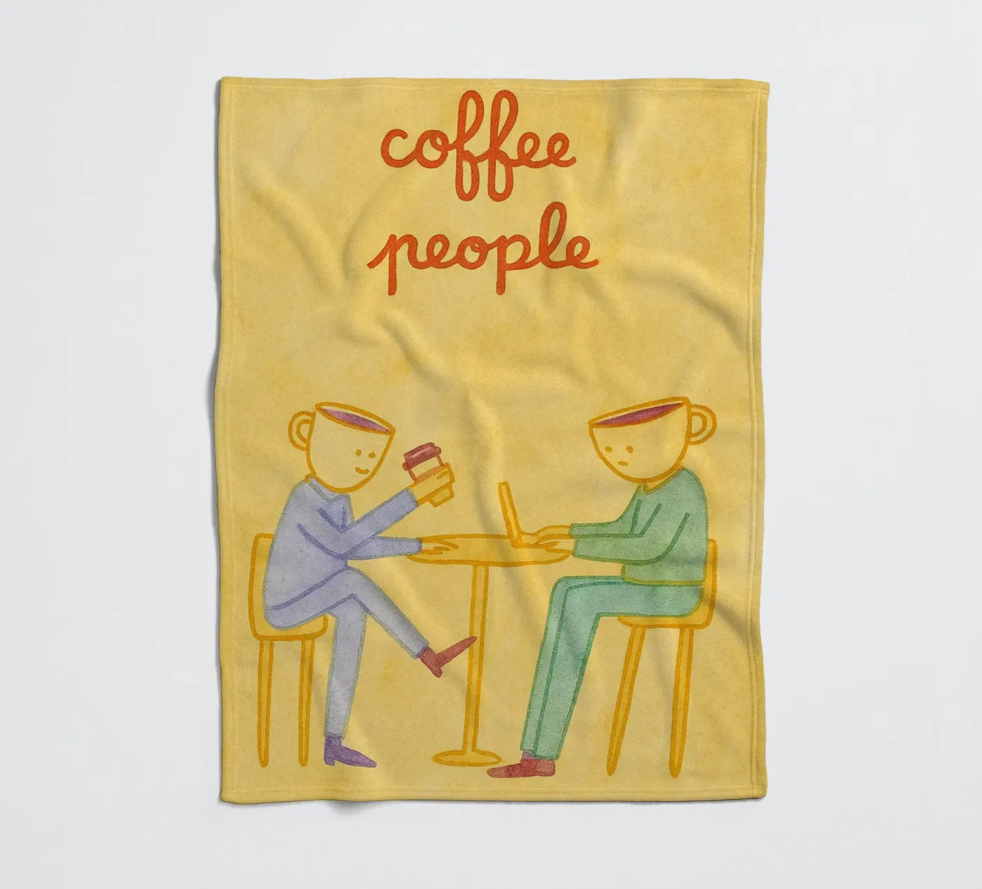 Kaffeetrinker Fleecedecke von Britania