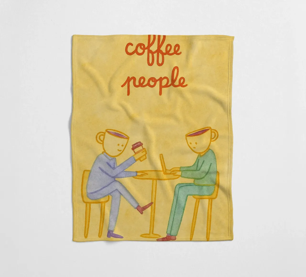 Kaffeetrinker Fleecedecke von Britania