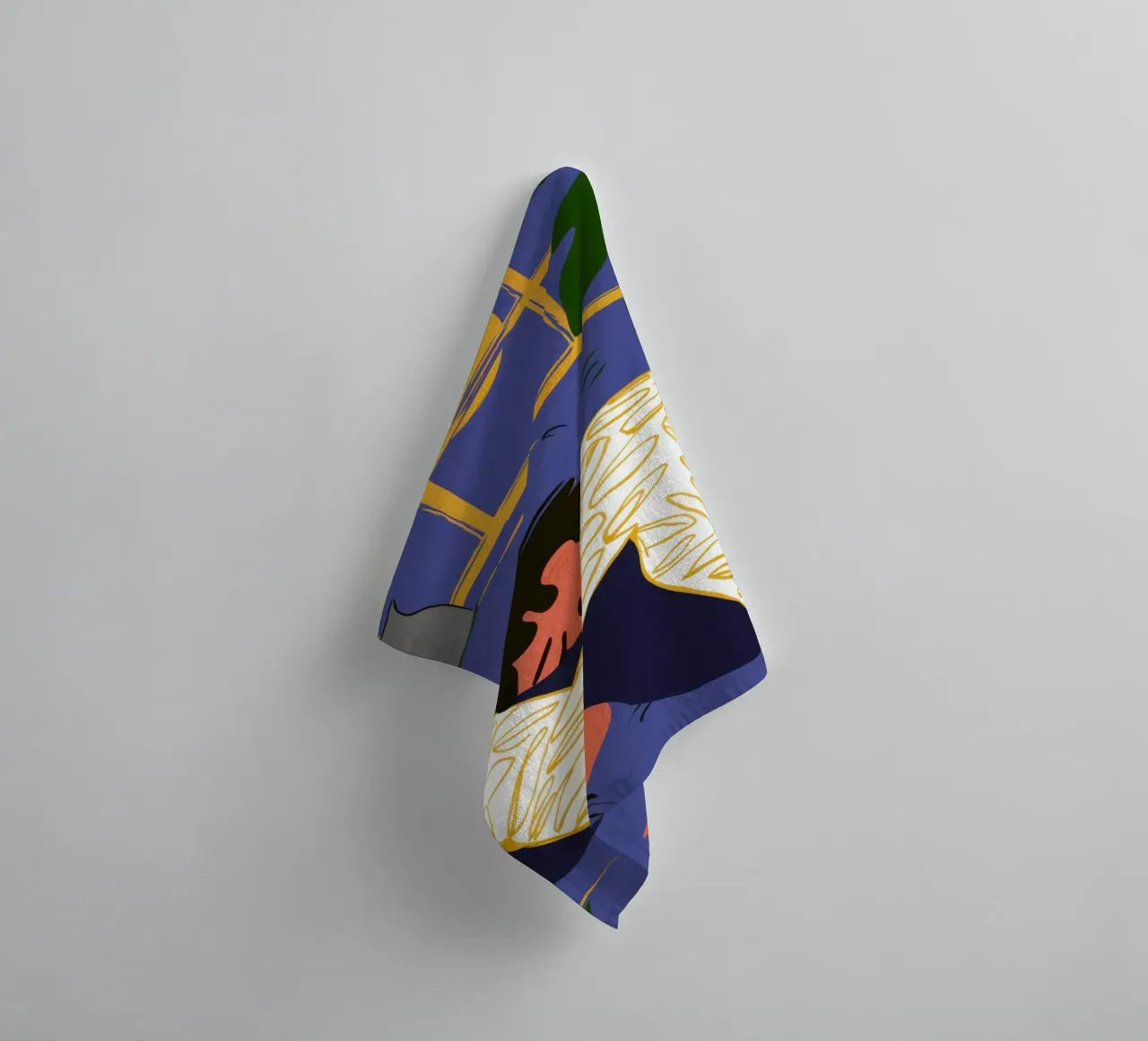 Solitary Floor Repose towel by Mossy Pigment