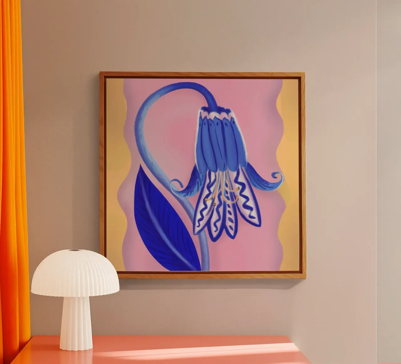 Fioritura di campanule elettriche plexiglass da Reds Jays