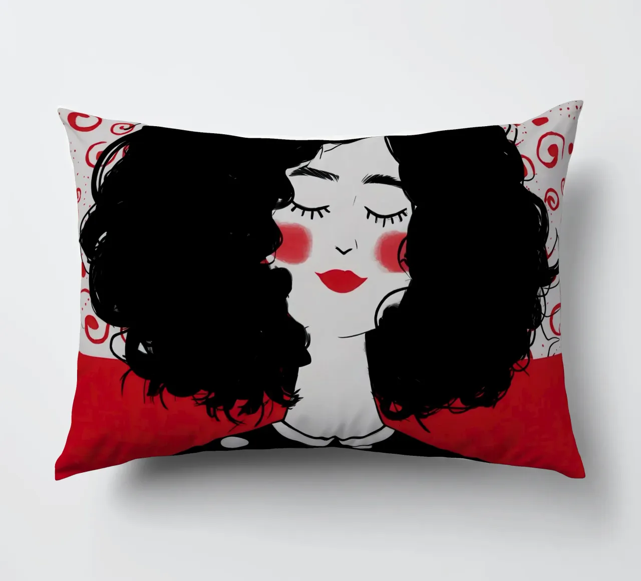 Polka Dot Dream Cloud decorative cushion by Giant Foxs