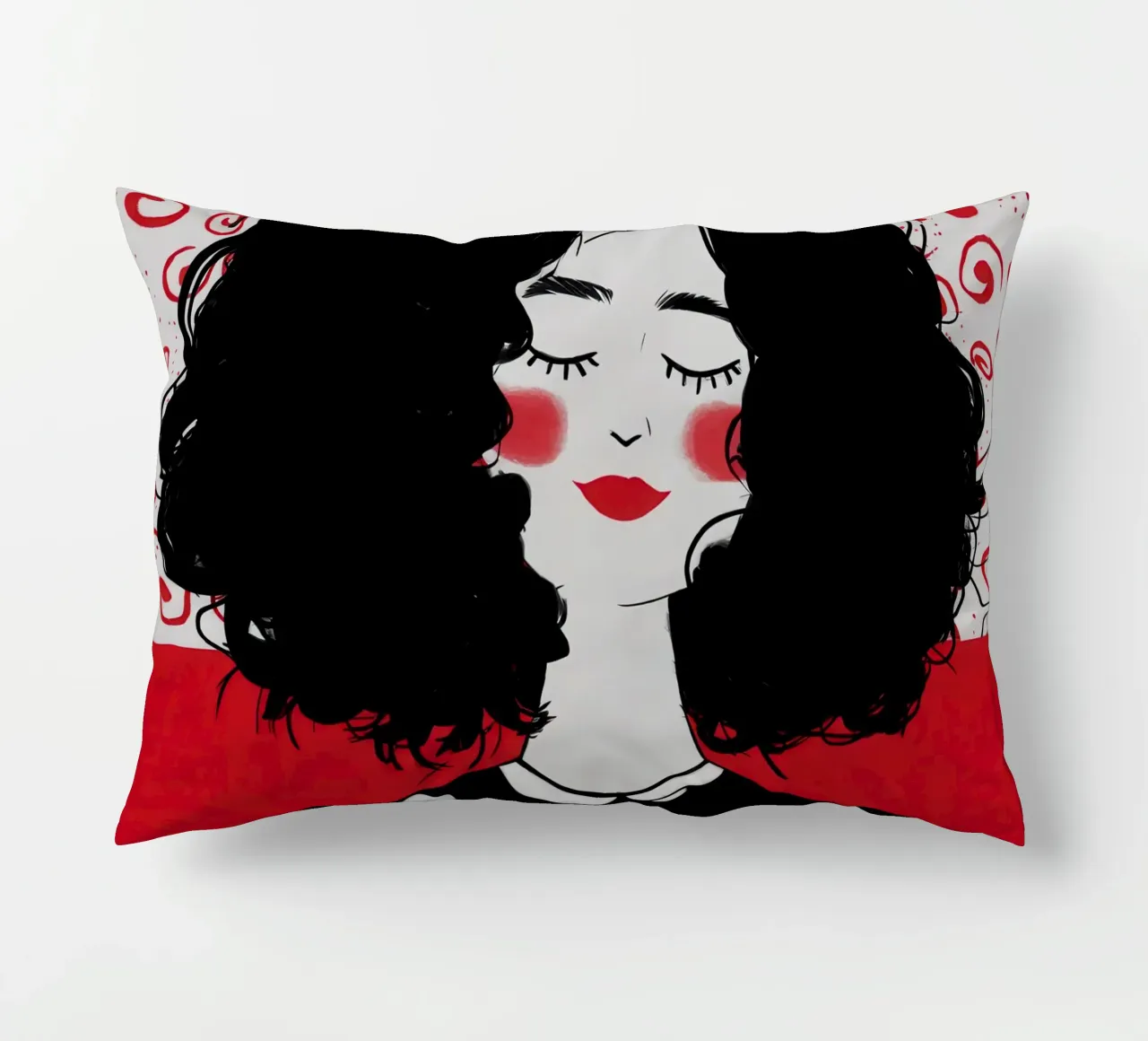 Polka Dot Dream Cloud decorative cushion by Giant Foxs