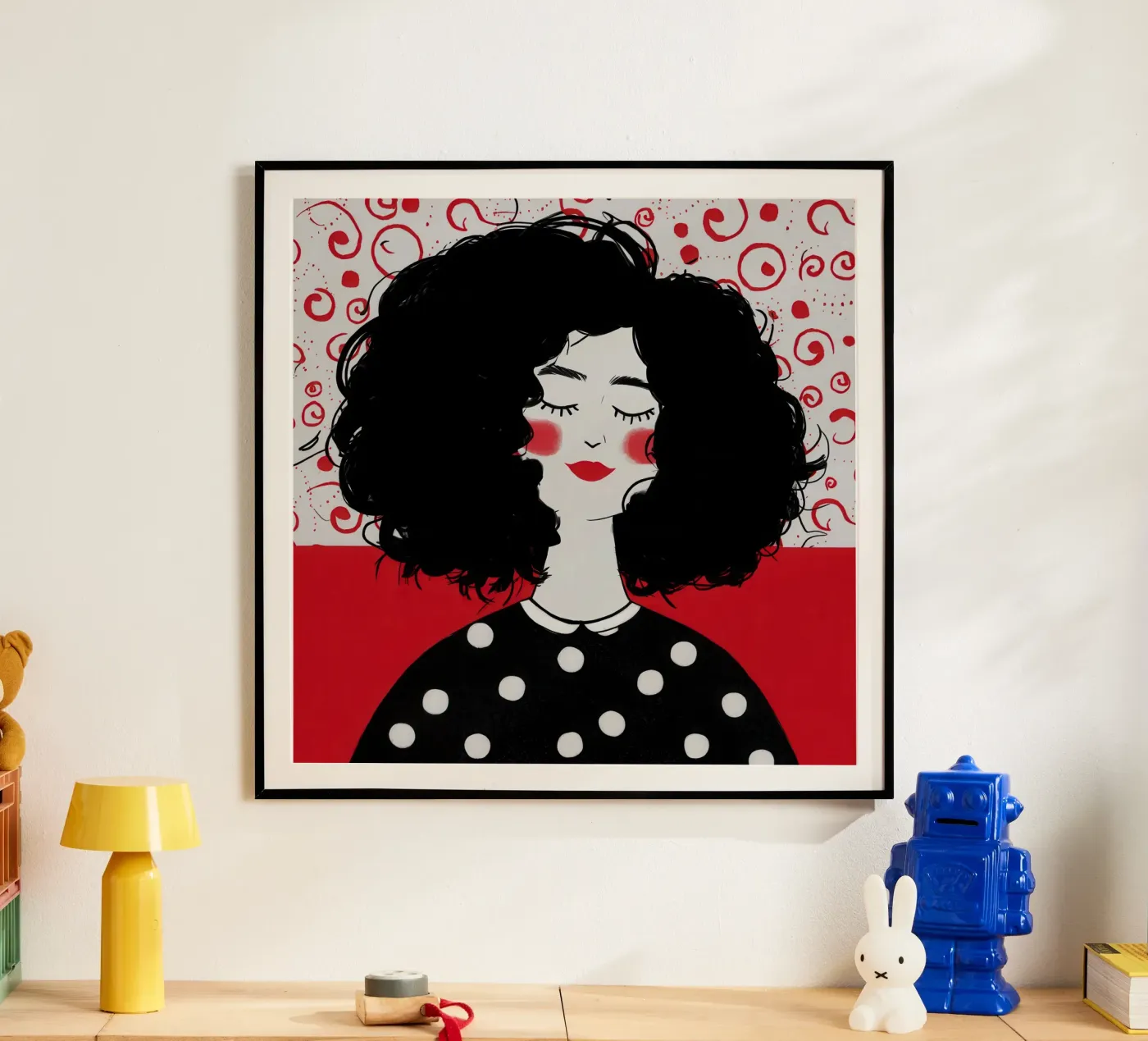 Polka Dot Dream Cloud poster by Giant Foxs