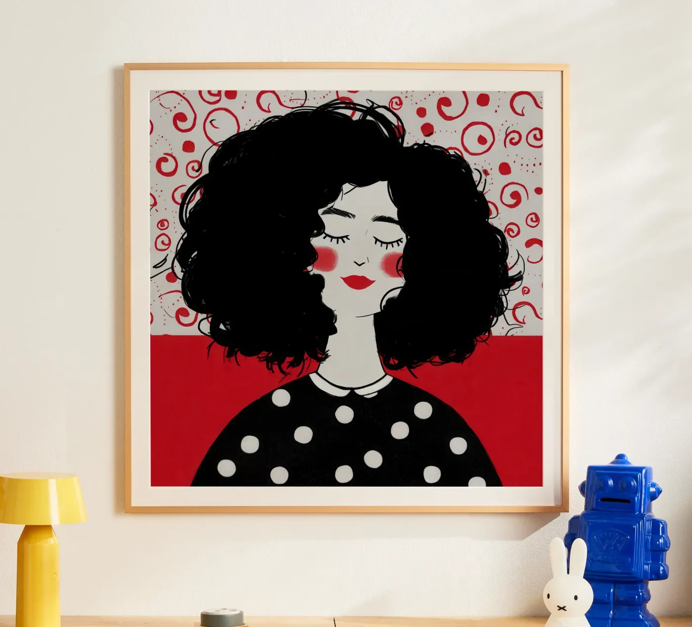 Polka Dot Dream Cloud poster by Giant Foxs