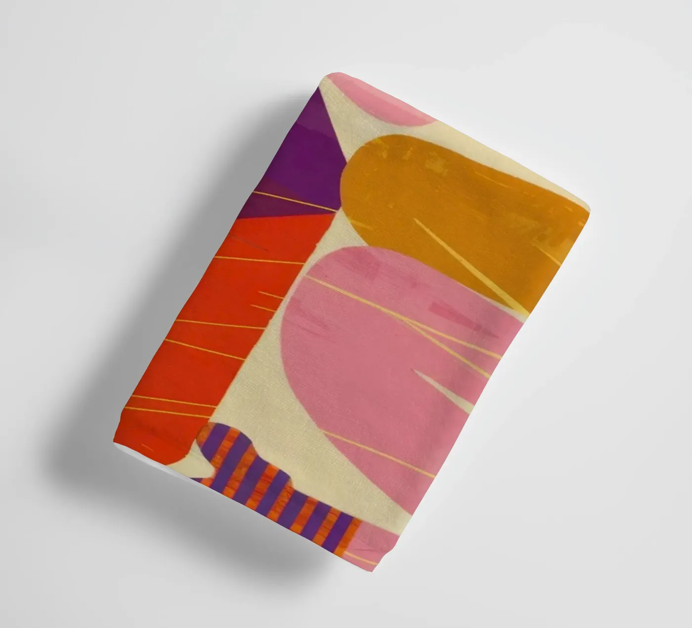 Intertwined Shape Symphony towel by Monuments Fire