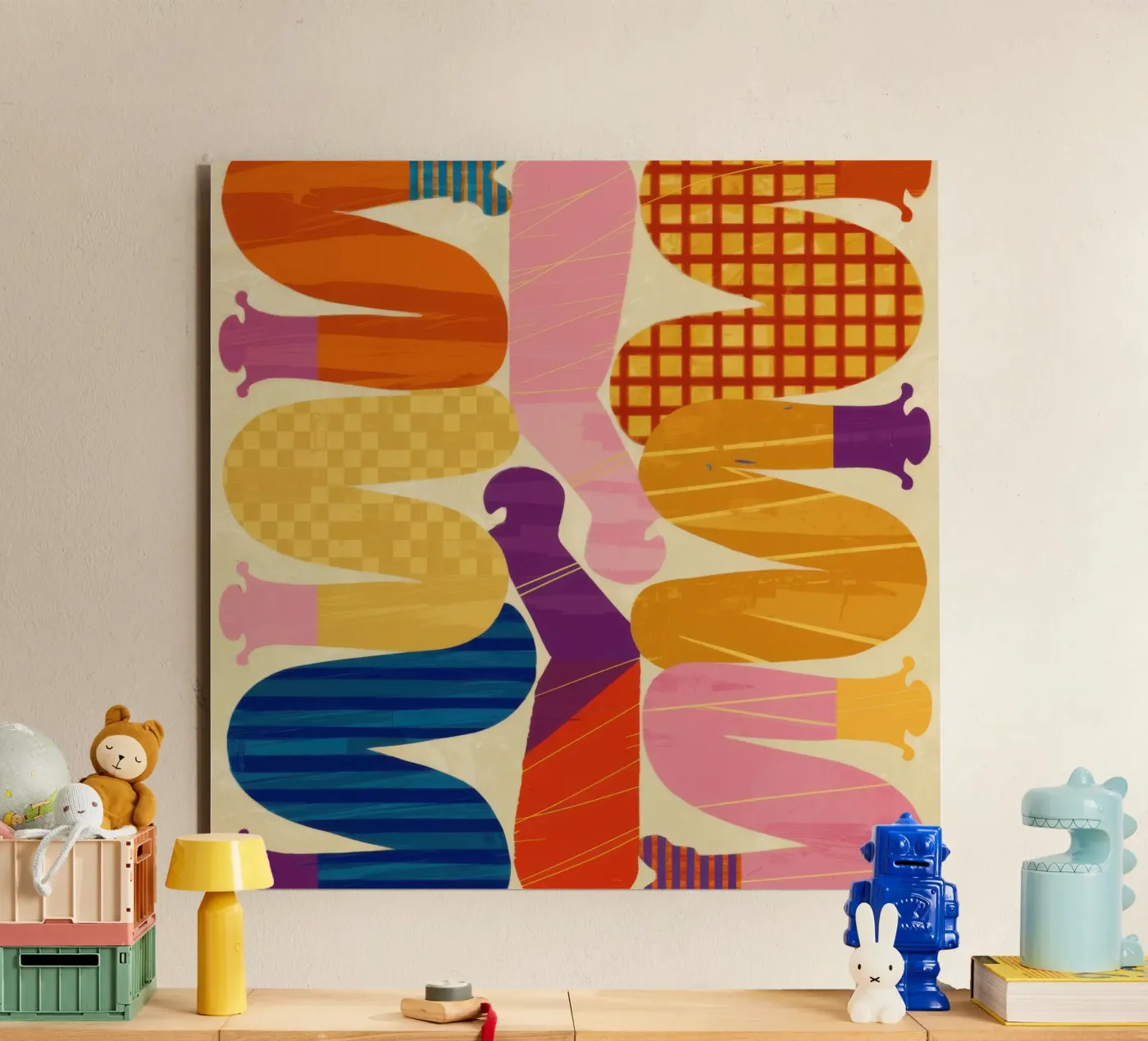 Intertwined Shape Symphony forex plate by Monuments Fire