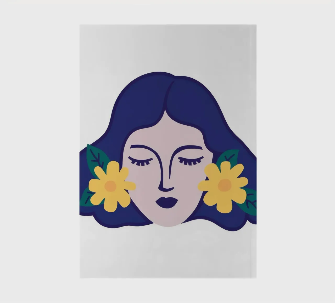 Azure Dream Blossoms notebook by Rain Balance