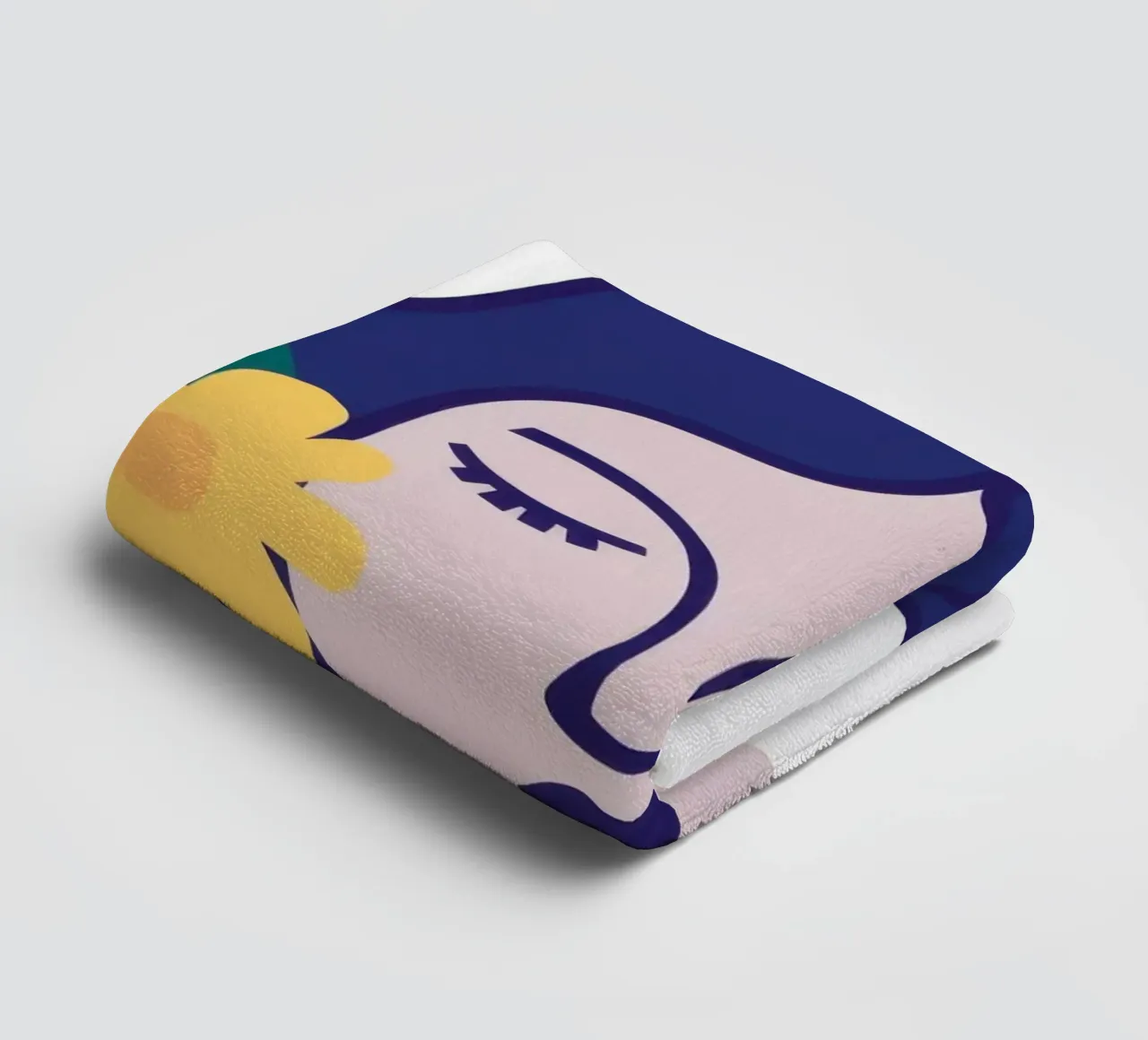 Azure Droombloesems badhanddoek van Rain Balance