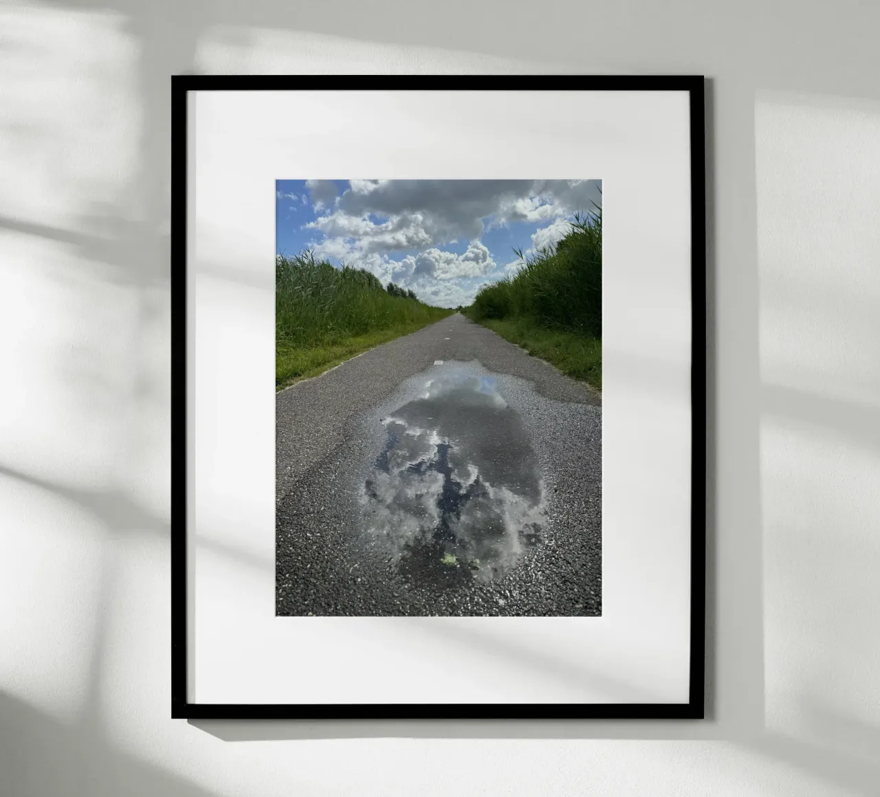 Riflessi di un cielo nuvoloso a Leeuwarden carta hahnemühle da byrieneke