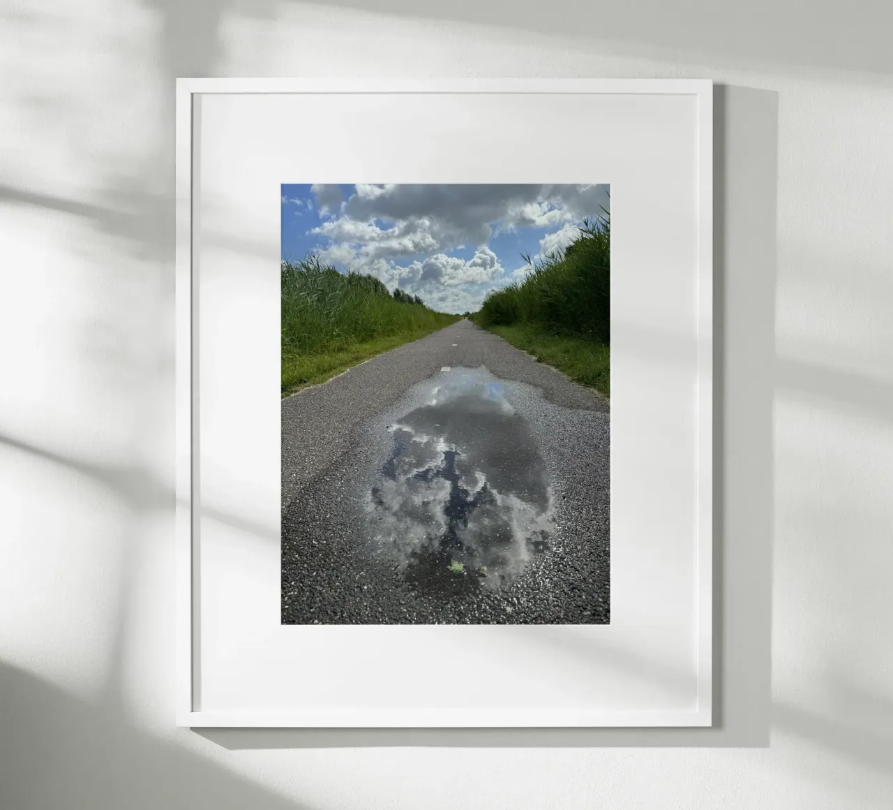 Riflessi di un cielo nuvoloso a Leeuwarden carta hahnemühle da byrieneke