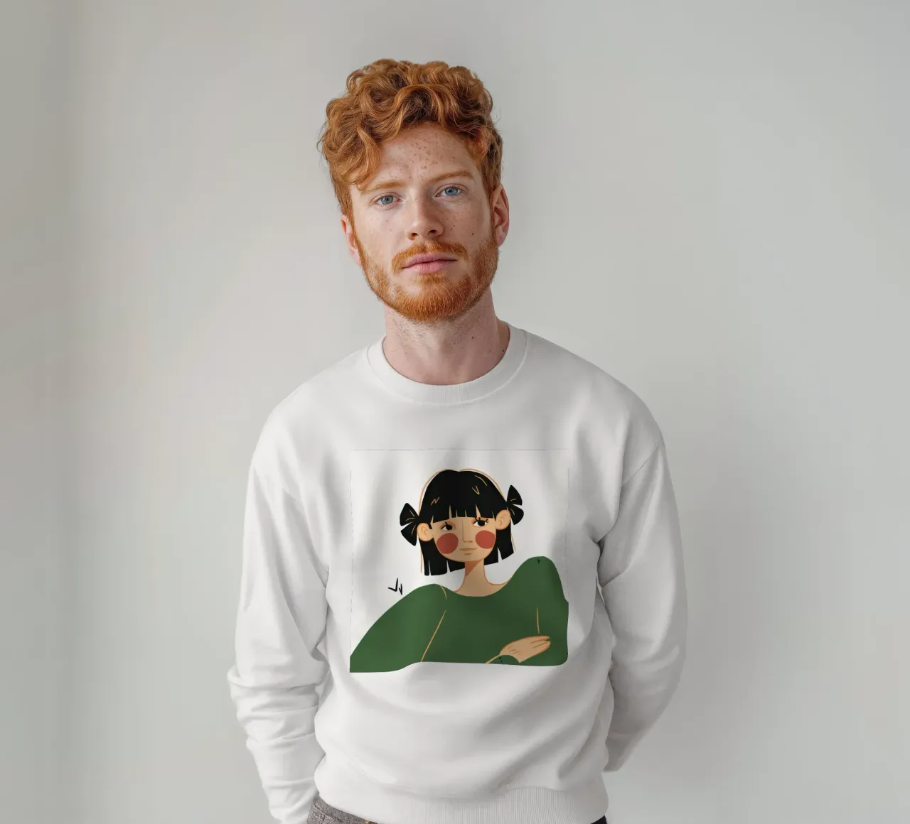 Grafico Bob Gaze felpa da Giant Foxs