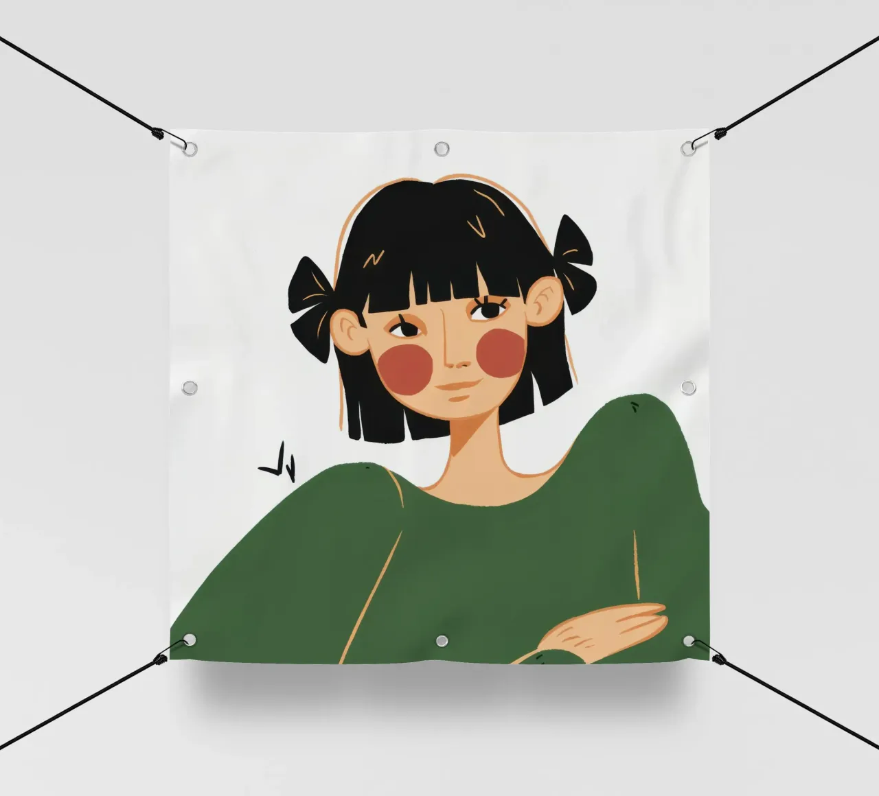Grafico Bob Gaze telo in pvc da Giant Foxs