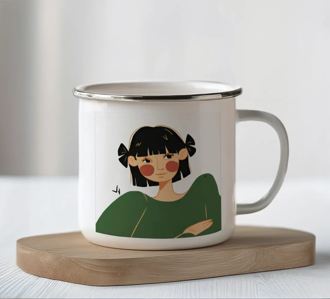 Grafico Bob Gaze tazza in smalto da Giant Foxs