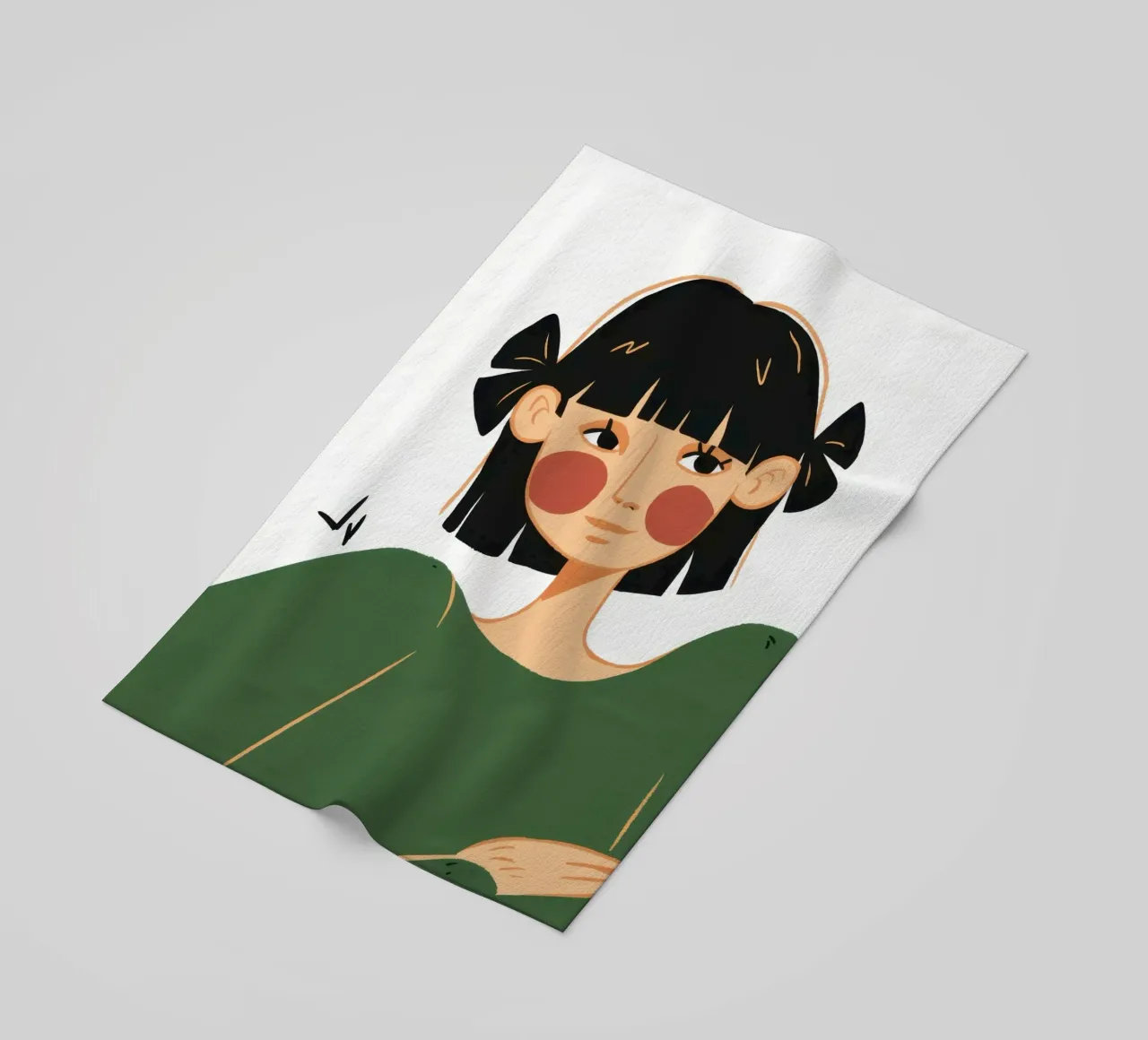 Grafico Bob Gaze telo mare da Giant Foxs