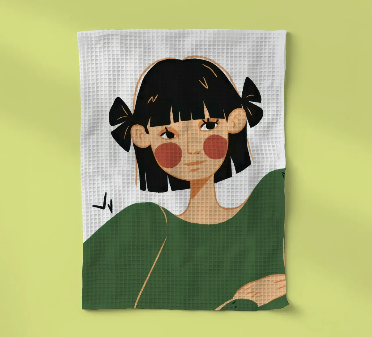 Grafico Bob Gaze canovaccio da cucina da Giant Foxs