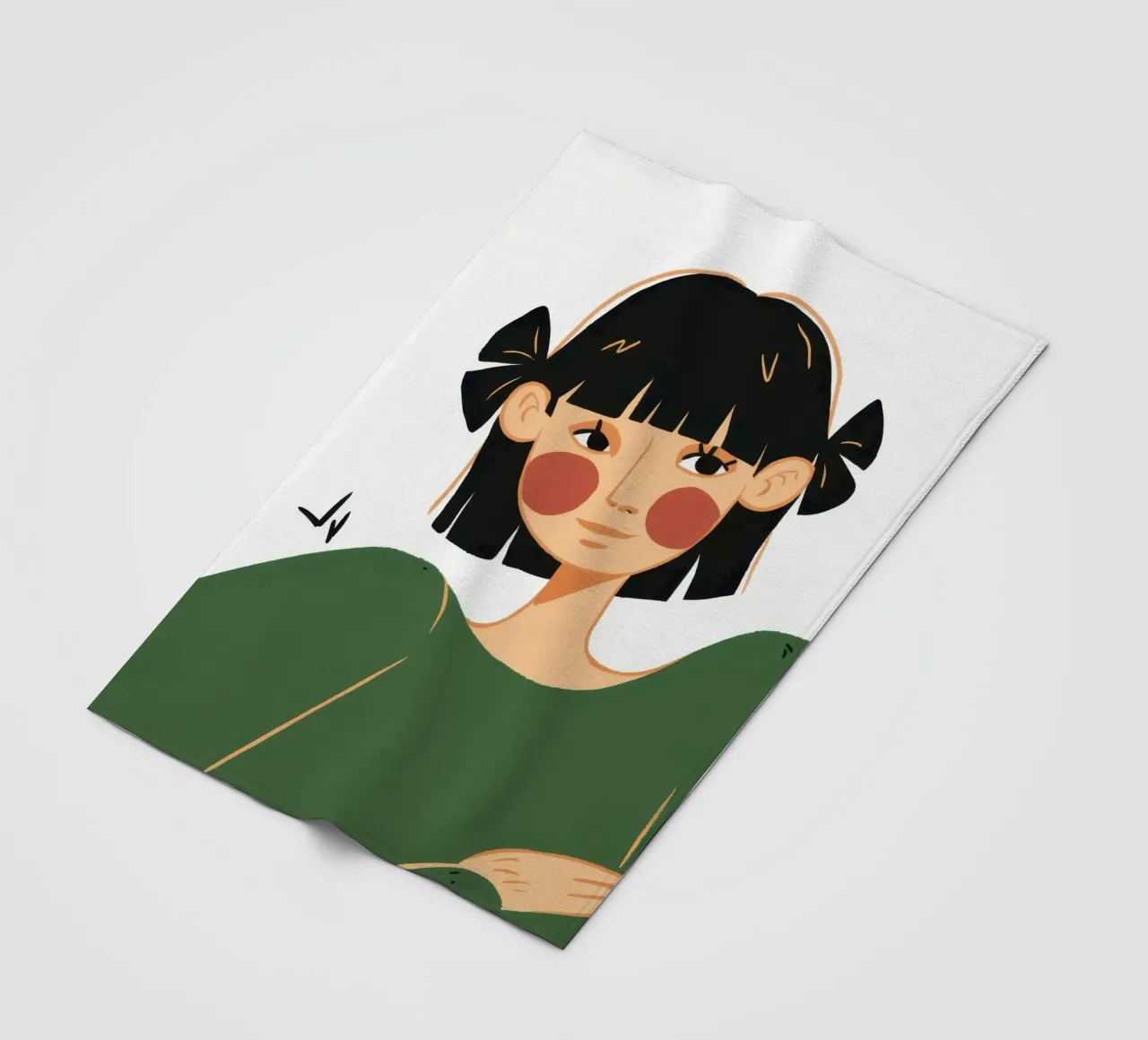 Grafico Bob Gaze coperta in pile da Giant Foxs