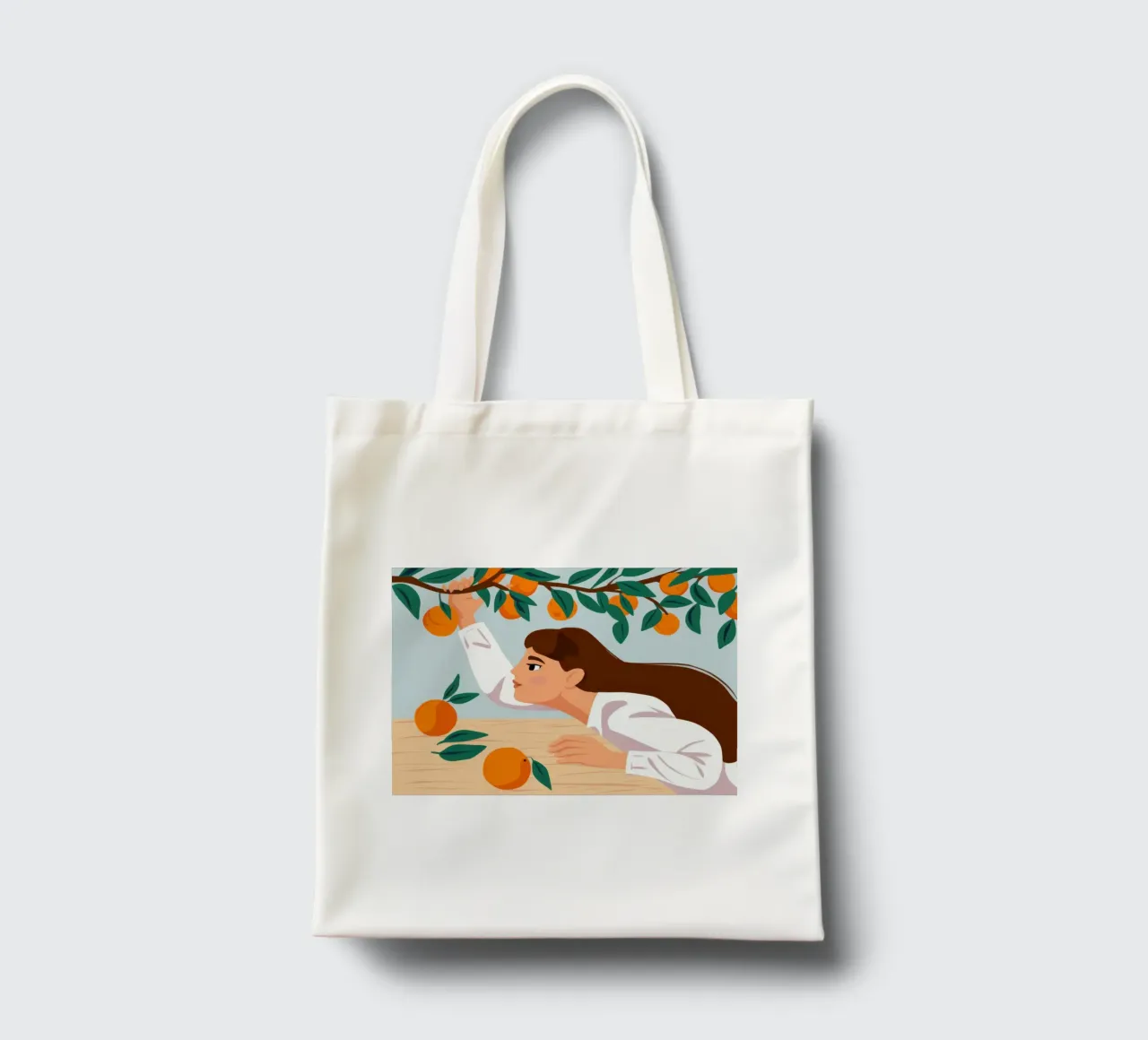 Citrus Dream Slumber tote bag by Mossy Pigment