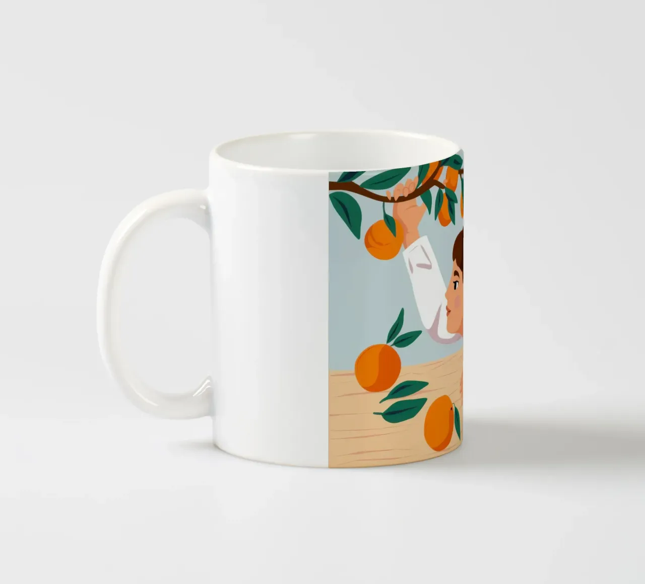 Sogno di sonno agli agrumi tazza in ceramica da Mossy Pigment