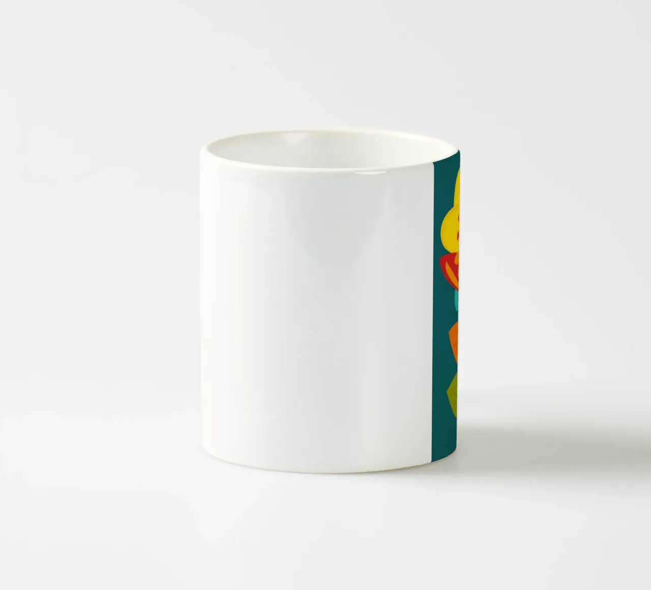 Folk Art Sole in fiore tazza in ceramica da Rain Balance