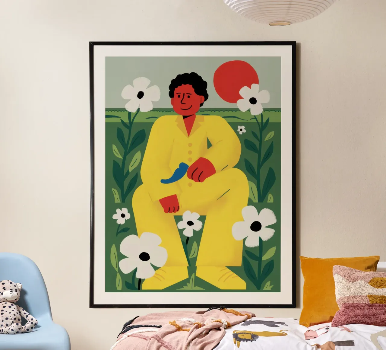 Solare Bloom Sovrano poster da Mossy Pigment
