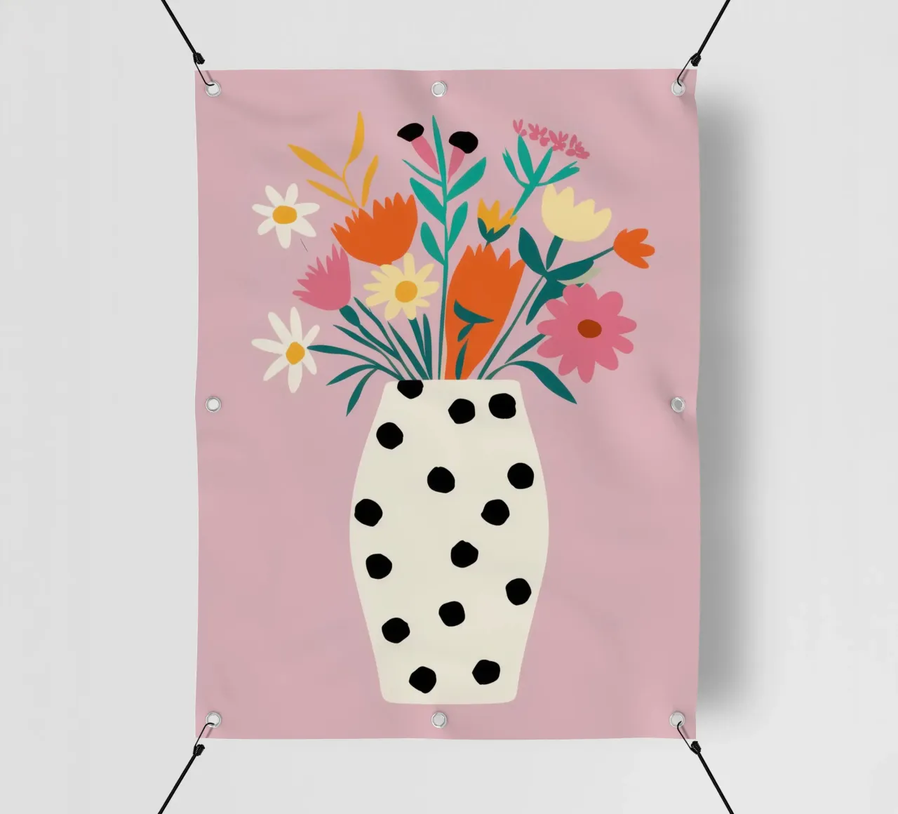 Dotted Vase Delight pvc cover by Rain Balance