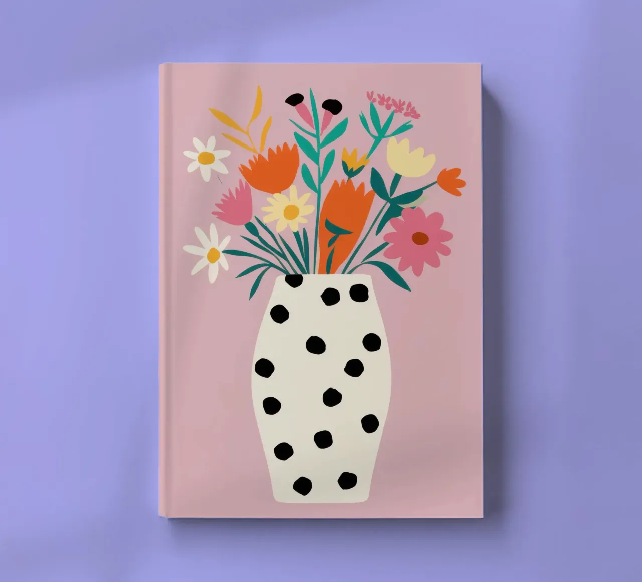 Dotted Vase Delight notebook by Rain Balance