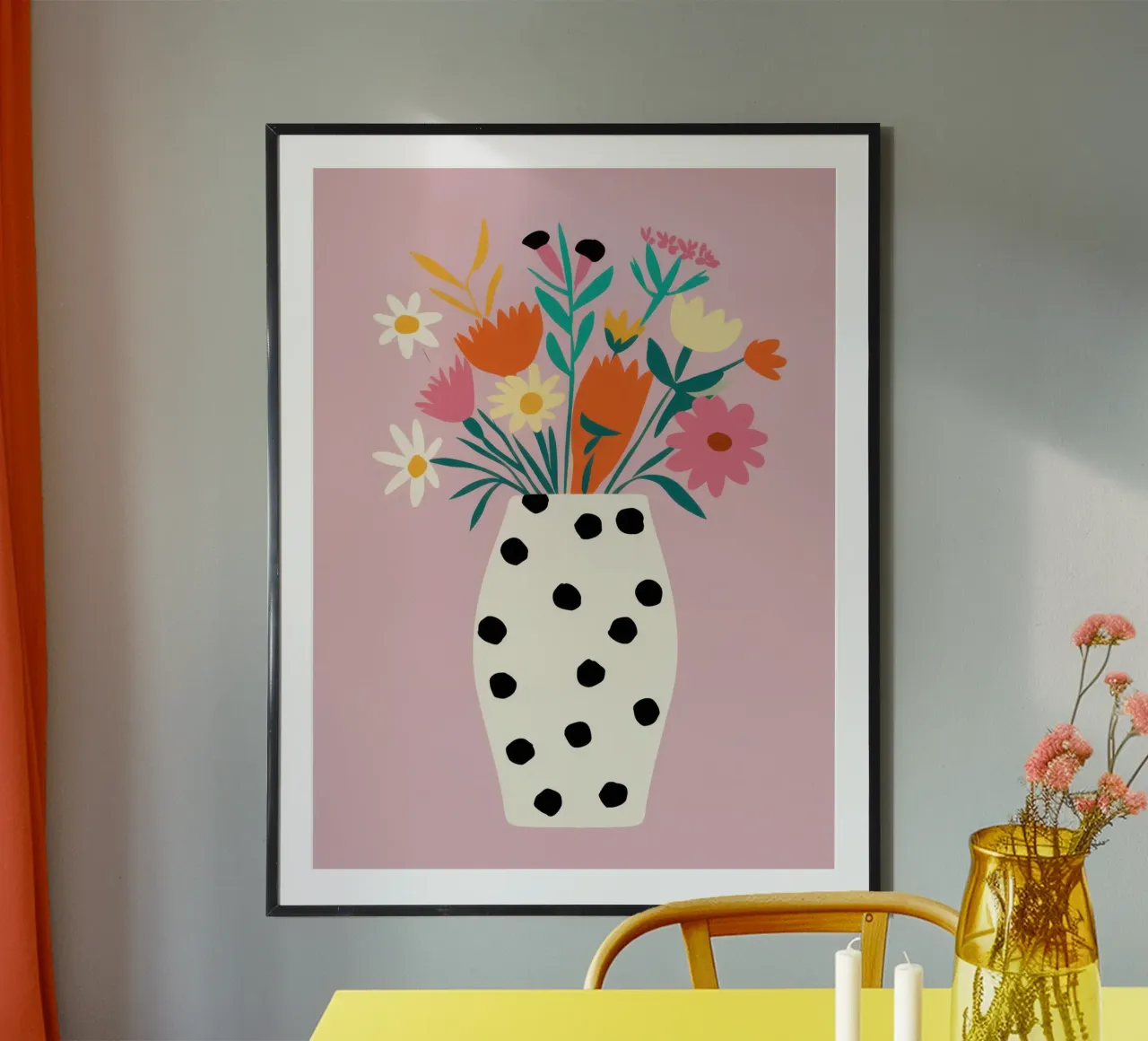 Dotted Vase Delight hahnemühle by Rain Balance
