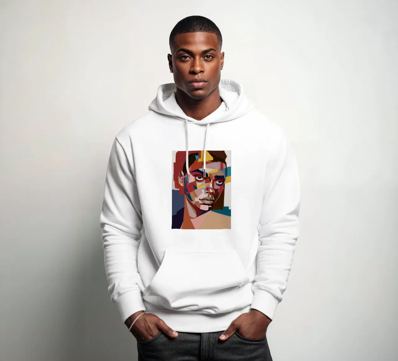 Mirada fragmentada Cubismo sudadera con capucha de Reds Jays