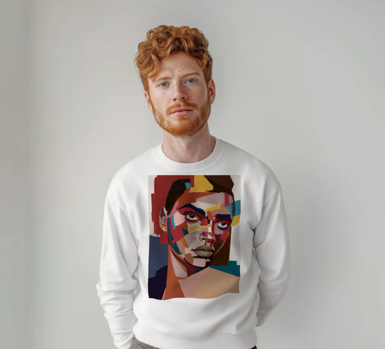 Mirada fragmentada Cubismo sudadera de Reds Jays