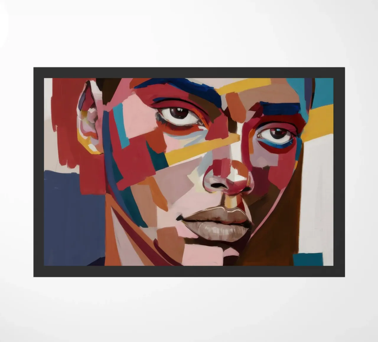 Mirada fragmentada Cubismo felpudo de Reds Jays