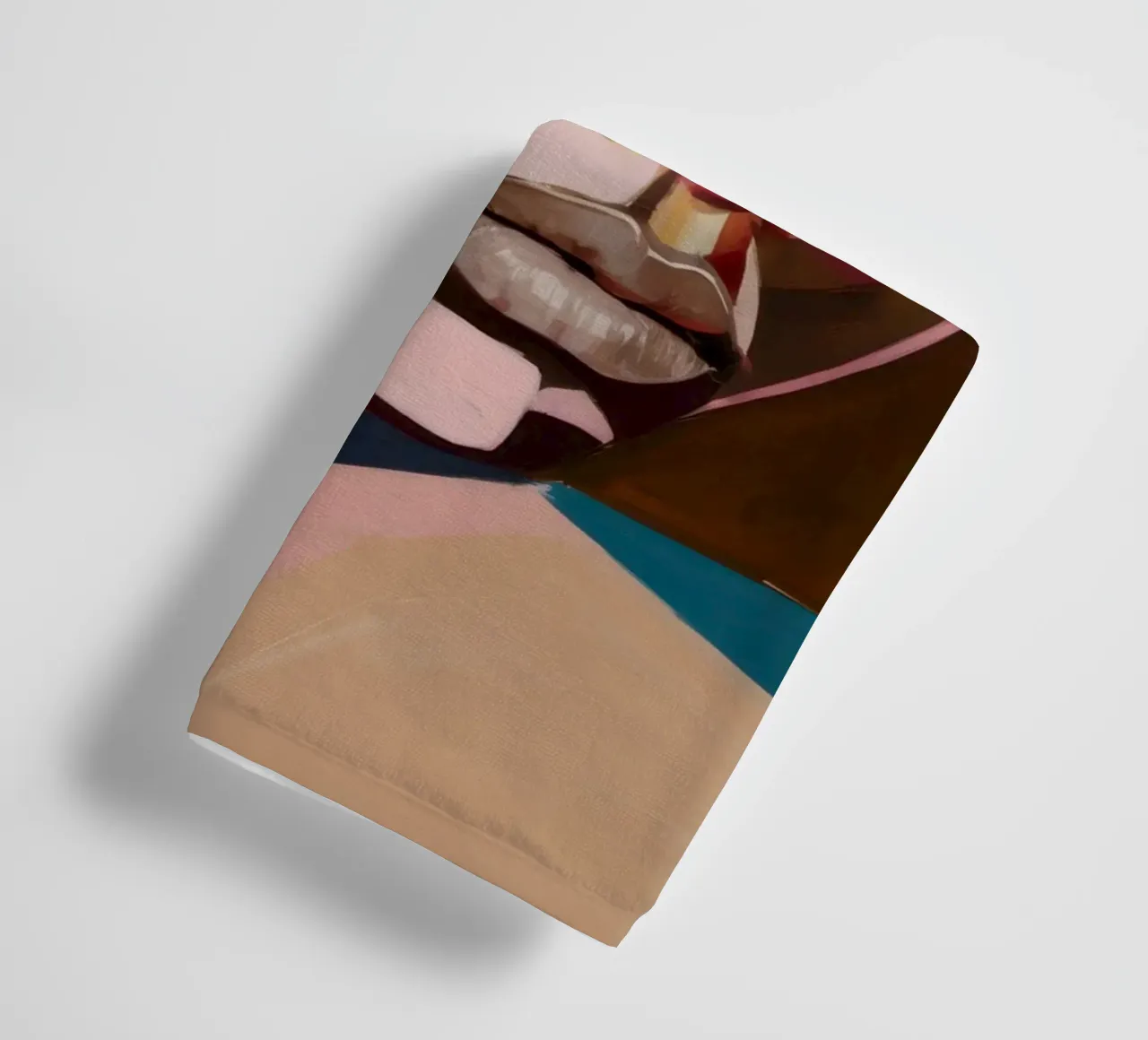 Fragmented Gaze Cubism towel by Reds Jays