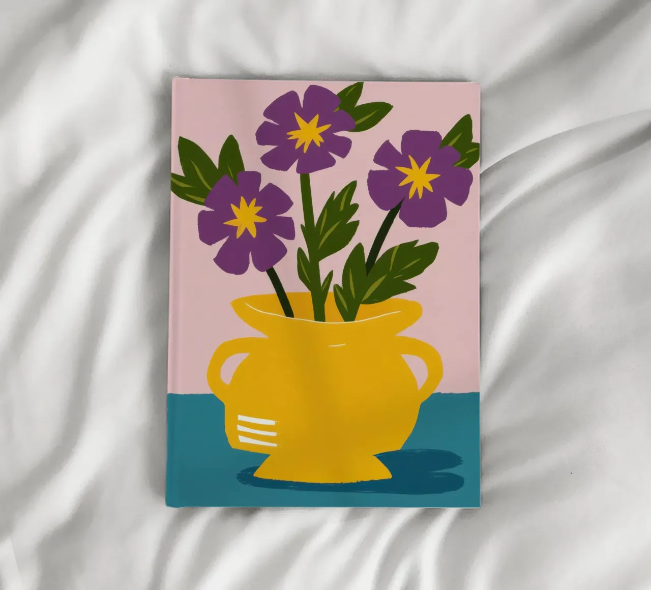 Gouden Potviooltjes notitieboek van Rain Balance