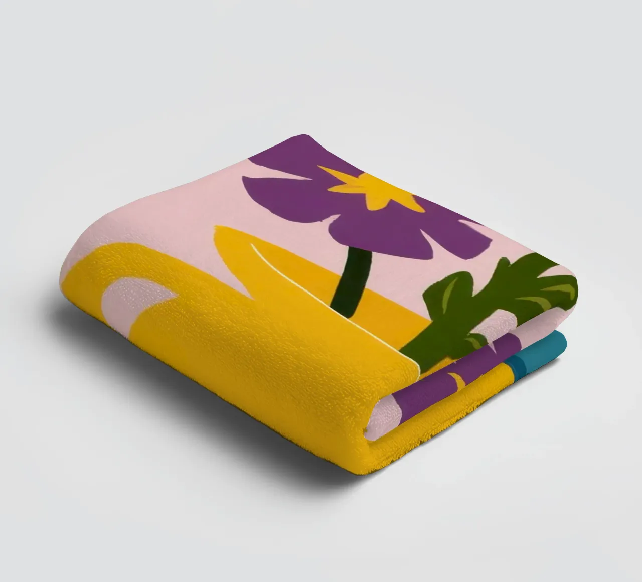 Pensées en pot d'or serviette de bain de Rain Balance