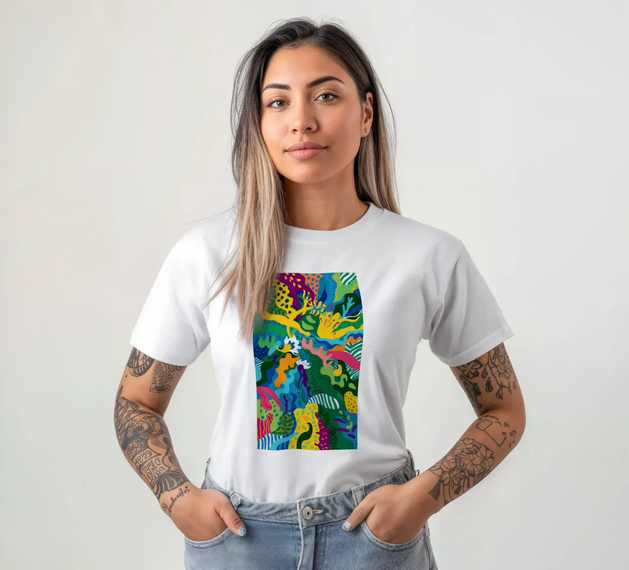 Jungle Rave psichedelico t-shirt da Reds Jays