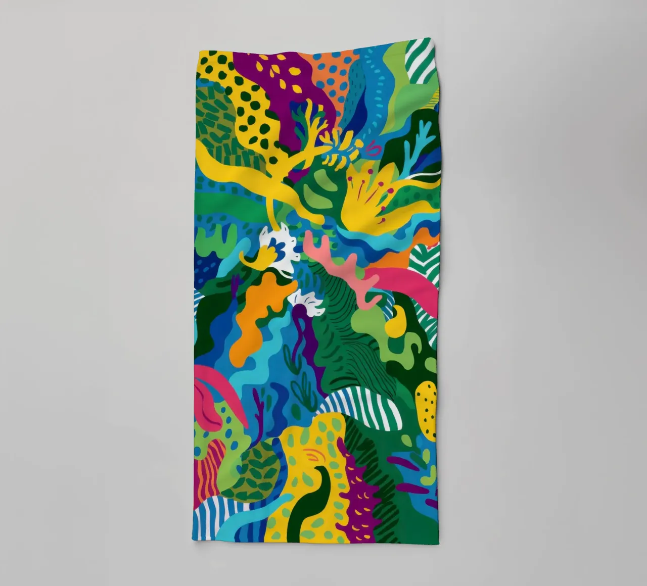 Psychedelic Jungle Rave towel by Reds Jays