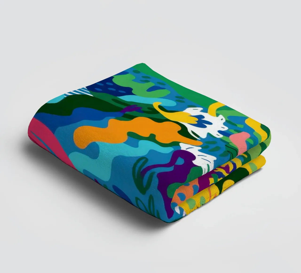 Psychedelic Jungle Rave towel by Reds Jays
