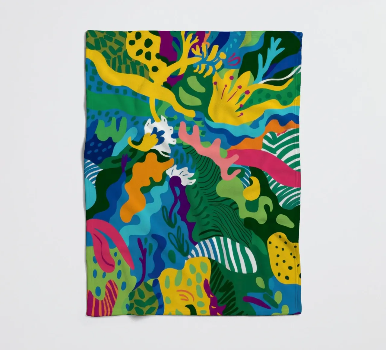 Jungle Rave psichedelico coperta in pile da Reds Jays