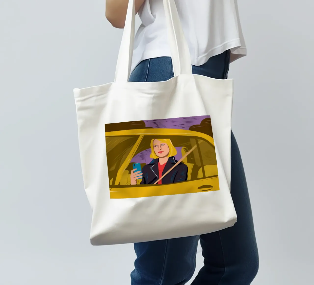 Golden Hour Driver tote bag by Reds Jays