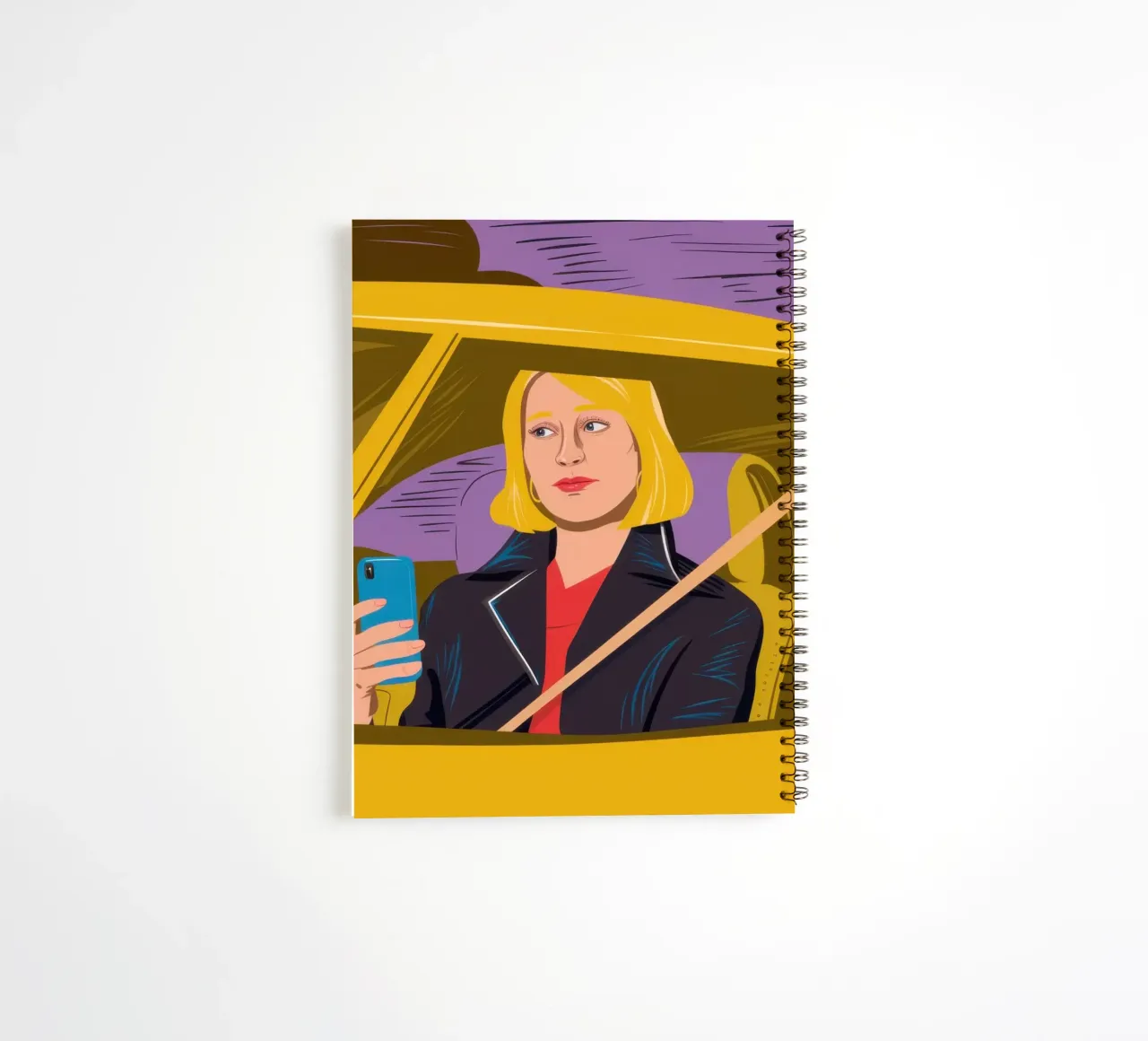 Golden Hour Driver spiral notebook by Reds Jays