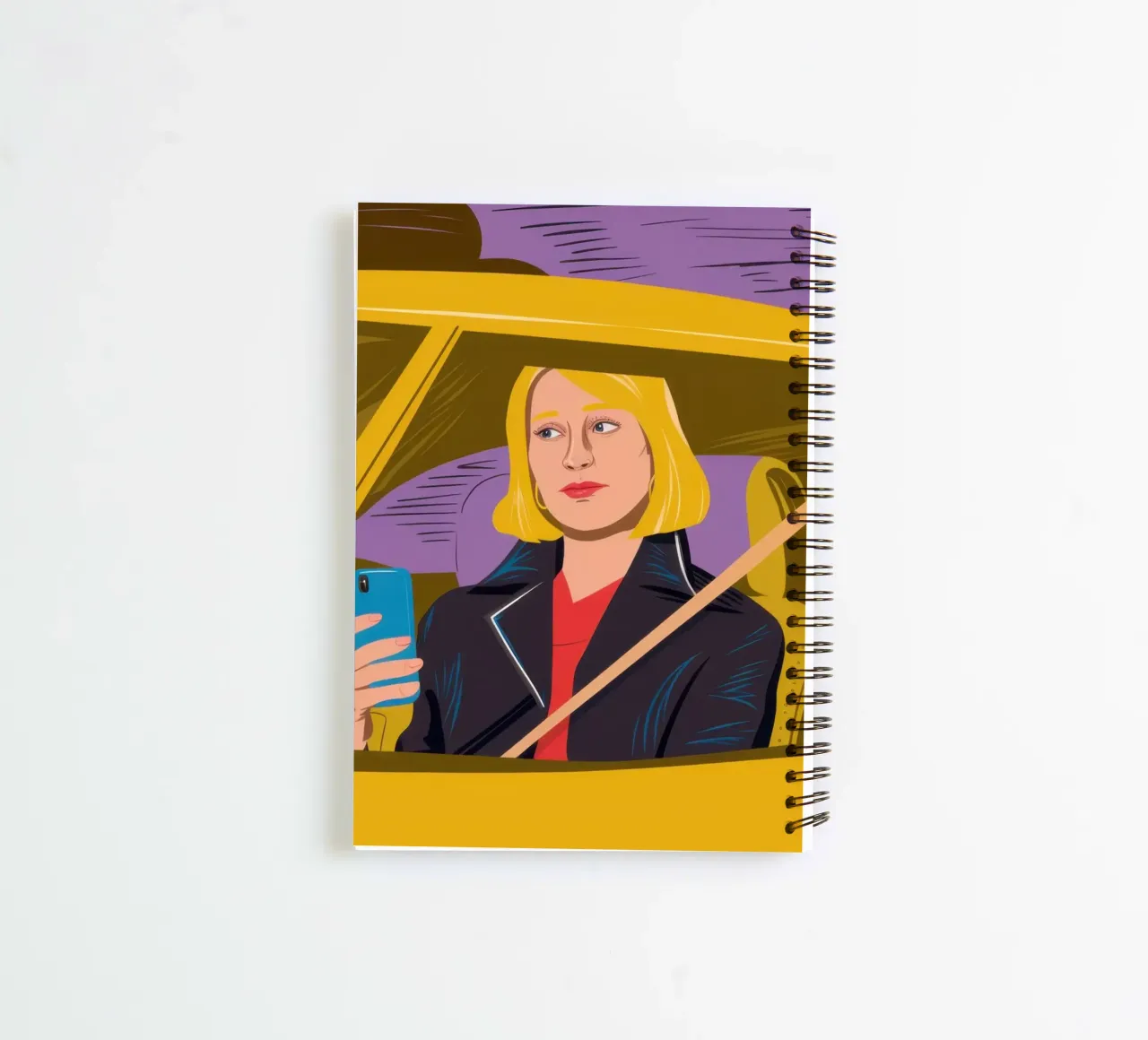 Golden Hour Driver spiral notebook by Reds Jays