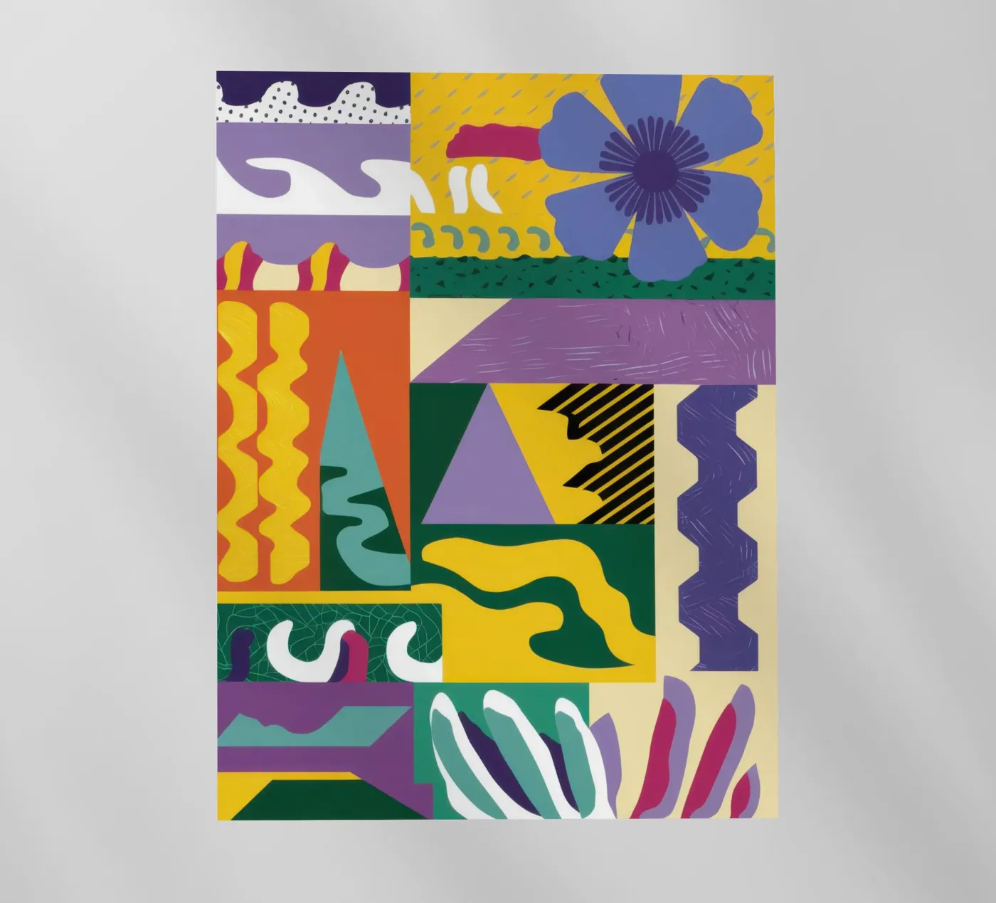 Patchwork Pattern Play backlit film by Monuments Fire