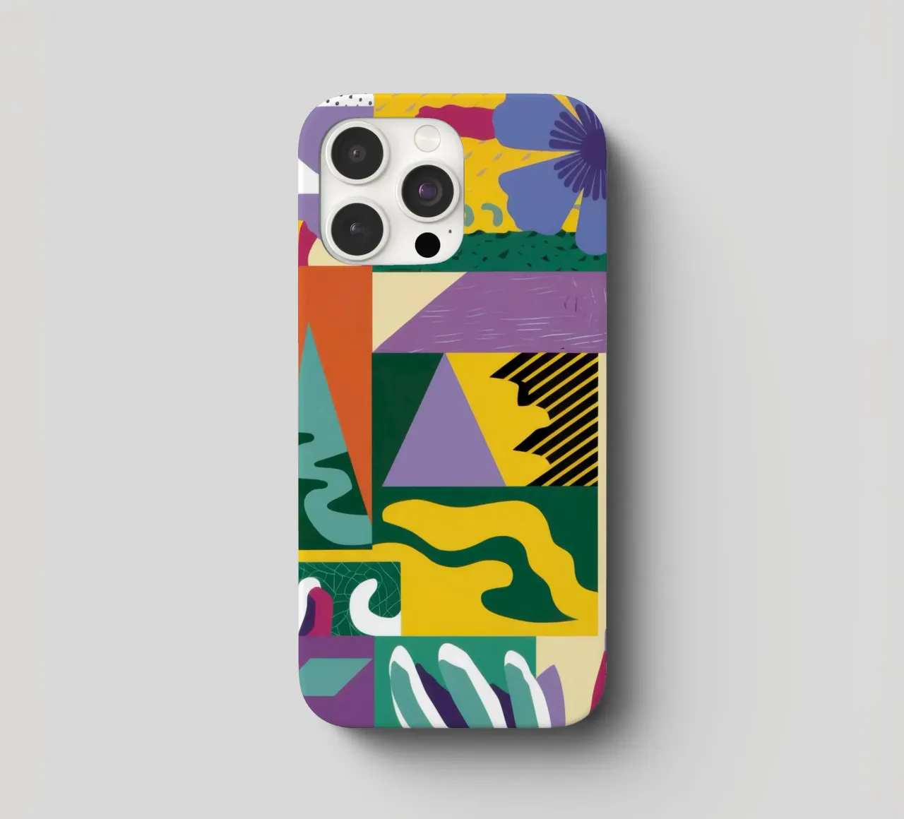 Patchwork Pattern Play iphone case by Monuments Fire
