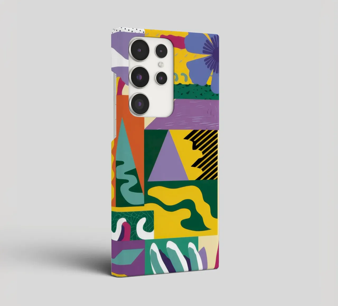 Patchwork-Muster spielen Samsung Hülle von Monuments Fire