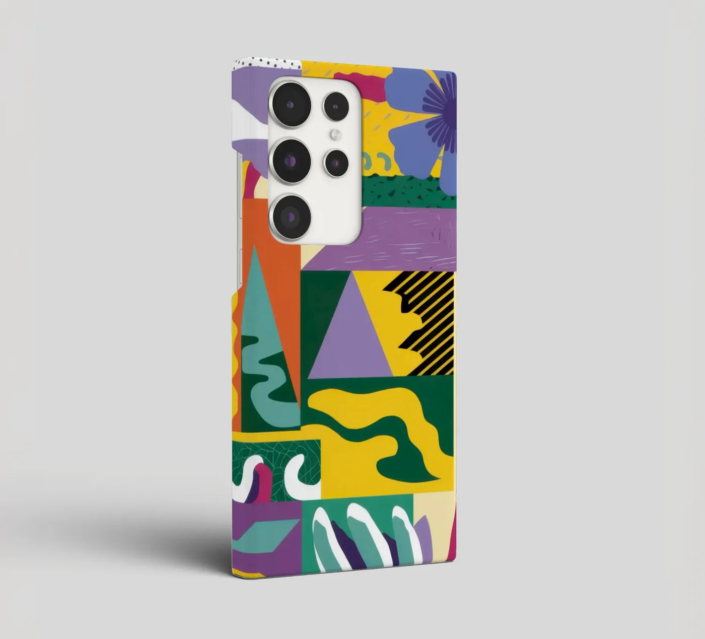 Patchwork Pattern Play Samsung Hülle von Monuments Fire