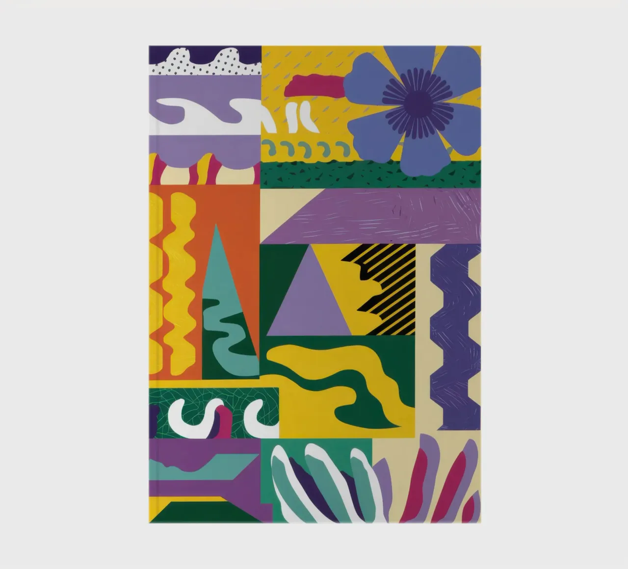 Patchwork Pattern Play notebook by Monuments Fire